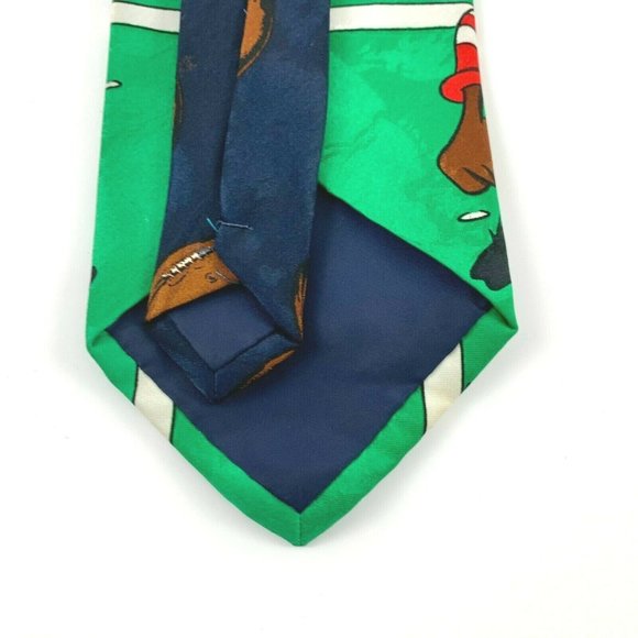 Looney Tunes Mania Men's Novelty Necktie: Football w/ Bugs, Daffy, & Taz. VGC. - Picture 5 of 5